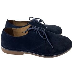Florsheim Gannon Blue Suede Oxford Shoes Mens 11.5 M Preppy Classic‎